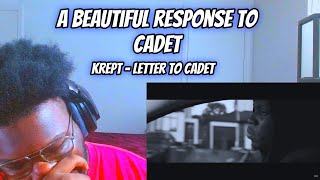 I CANT IMAGINE THE FEELING Krept  Letter to Cadet REACTION [upl. by Eural]