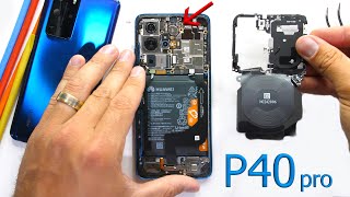 Huawei P40 Pro Teardown  Where is the Ear Piece [upl. by Eidnam813]