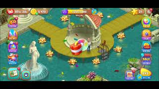 gardenscapes pond area decorationpart 2 [upl. by Yerd]