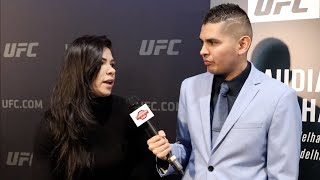 Claudia Gadelha on Rumors Shes Dating Octagon Girl Camila Oliveira  UFC 246 [upl. by Sinnel]