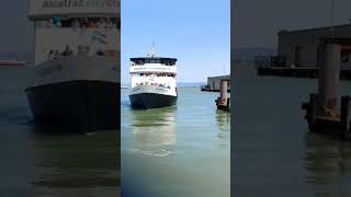 Alcatraz City Cruise Tour Boat Docking Ship San Francisco California Pier 39 [upl. by Ardyth]