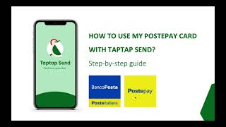 How to use my Postepay card with Taptap Send TwiEnglish [upl. by Yannodrahc746]