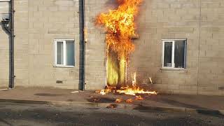 Very impressive results Cold Fire® Fire Block® Met Police Training Centre Gravesend Kent UK [upl. by Adliwa279]