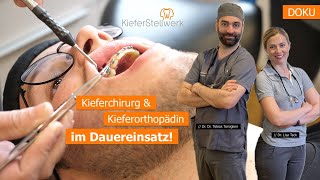 DOKU  Kieferchirurg und Kieferorthopädin im Dauereinsatz  KieferStellwerk [upl. by Keeryt]