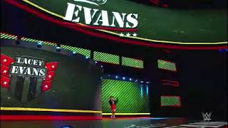 LACEY EVANS  NATALYA ENTRANCE WWE MAIN EVENT [upl. by Hairahcaz]