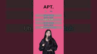 ROSÉ amp Bruno Mars  APT  Singing Duet Challenge 🎤  Sing with me shorts [upl. by Hopfinger]