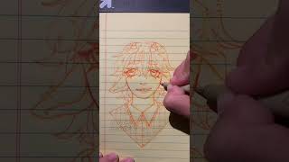 Notepad doodle originalcharacter oc ocartwork art drawing artprocess traditionalart artist [upl. by Halueb888]