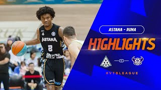 Astana vs Runa Highlights November 30  Season 202324 [upl. by Allsopp519]