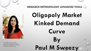 Oligopoly Market Kinked Demand Curveoligopolymarketsellerbuyer [upl. by Buxton]