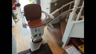 Stannah 260 PVH Curved Stairlift [upl. by Anelej]