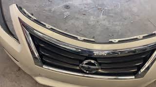 20122020 Nissan Altima front bumper removal [upl. by Arlyn]