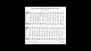 LORD Thou Hast Favor Shown Thy Land  Psalm 85 ST BERNARD  Treasury 262 [upl. by Richie]