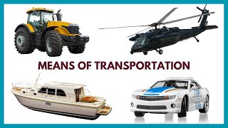 Means Of Transportation For Kids In English  Different Means Of Transport Videos With Sounds For KG [upl. by Elahcar]