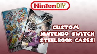 NintenDIY Episode 5  Custom Nintendo Switch Steelbook TUTORIAL [upl. by Nhguahs341]