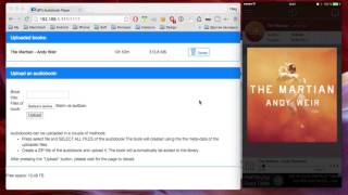 MP3 Audiobook Player  How to add a book via WiFi [upl. by Esme]