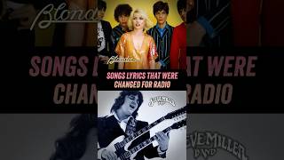 Song Lyrics That Were Changed For Radio amp TV  Steve Miller Band Blondie [upl. by Mada529]