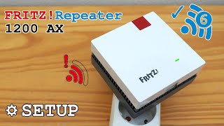 FRITZ Repeater 1200 AX WiFi 6 extender dualband • Unboxing installation configuration and test [upl. by Yrrat855]