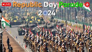 Republic Day Parade 2024 India Celebrates 75th Republic Day  26 January Parade [upl. by Nomihs]