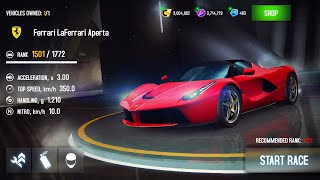 Asphalt 8 Unlock Ferrari LaFerrari Aperta My Car No 298 😍 [upl. by Goodspeed]