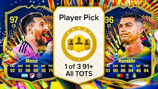 40x 91 TOTS PLAYER PICKS amp PACKS 😲 FC 24 Ultimate Team [upl. by Laing]