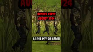 Bunker Alfas Codes For August 2024 ldoe lastdayonearth shorts [upl. by Leaj]