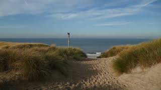 Wandern  Texel Strand und Dünen zwischen Paal 12 und 17 [upl. by Anaele]