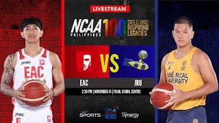 EAC vs JRU Men’s Basketball  NCAA Season 100  Replay [upl. by Ennaimaj208]