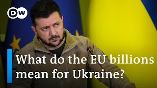 How will Ukraine use the EUs 50 billion euros  DW News [upl. by Brnaba834]