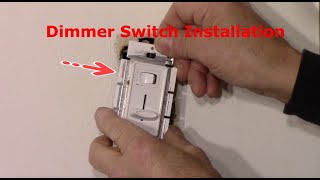 How To Install A Dimmer Switch  Beginners Step By Step Tutorial [upl. by Eahsram]