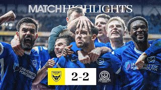 Spoils Shared 🤝  Oxford United 22 Pompey  Highlights [upl. by Coopersmith]