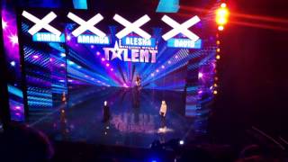 Britains got talent 2013 Aaron Crow mentalist sword act live [upl. by Hendrickson113]