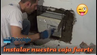 👉‍‍Cómo INSTALAR una CAJA FUERTE en casa  paso a paso [upl. by Alusru488]