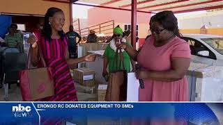 Erongo RC donates equipment to SMEs  nbc [upl. by Ayat]