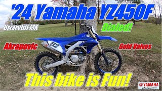 2024 Yamaha YZ450F Dialed [upl. by Yrmac]