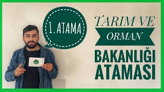 Ä°LK ATAMA GELDÄ°  TARIM VE ORMAN BAKANLIÄžI ATAMASI BAÅžLADI 158 TARIM VE ORMAN UZMAN YARDIMCILIÄžI [upl. by Volpe]