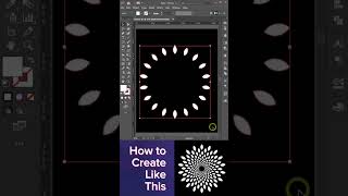 Create Stunning Mandala Art in Adobe Illustrator  Easy Tutorial shorts illustrator wizardgrafix [upl. by Trebmer]