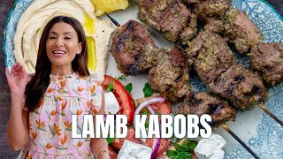 Juiciest Lamb Kabob Recipe  The Mediterranean Dish [upl. by Einnig882]