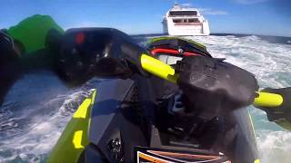 Kristiansand  Hirtshals med vannscooter SEADOO 300  jet ski Norway to Denmark [upl. by Anselme]