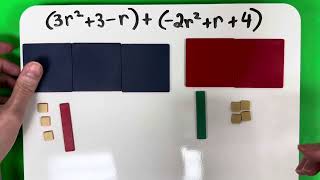 🧮 Adding amp Subtracting Polynomials 🙌 HandsOn Learning Using Manipulatives 🙌 [upl. by Alled]