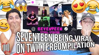 SEVENTEEN BEING VIRAL ON TWITTER  COMPILATION  REACTION [upl. by Rossen432]