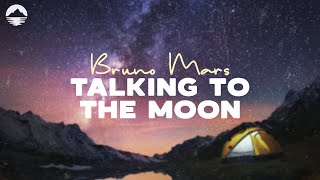 Bruno Mars  Talking To The Moon  Lyric Video [upl. by Siravaj]