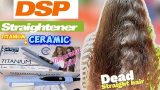 Best professional hair straightener in Pakistan  DSP nano titanium  crimiec straightener [upl. by Cookie]