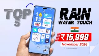 TOP 5 Rain Touch Phones under ₹15000 rupees 🇮🇳 2024 5G 120Hz waterproofphone [upl. by Latreese]