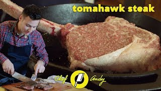 Tomahawk Steak  Chef Andy [upl. by Tod]