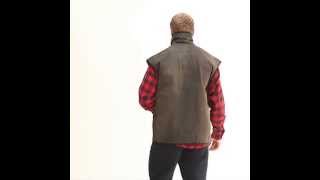 Swanndri Mens Levels Oilskin Vest [upl. by Kurr]