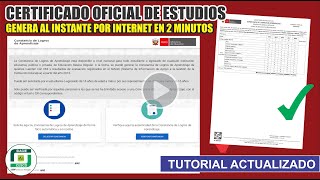 Certificado de Estudios MINEDU  Tutorial  GENERAR CONSTANCIA DE LOGROS de CUALQUIER PERSONA [upl. by Irec]