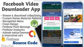 How to Make Facebook video downloader app in Android Studio [upl. by Hermann]