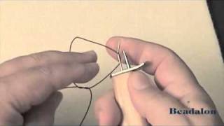 Knotting with the Beadalon Knotter Tool from AC Moore [upl. by Trisa]