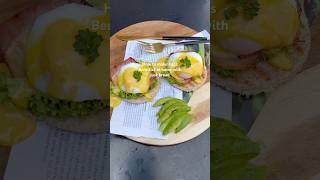 How to make eggs Benedict at home with just bread eggsbenedict recipe [upl. by Chivers805]