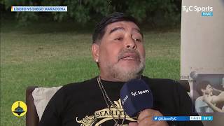 La picante gastada de Maradona a Caniggia sobre sus hijos [upl. by Aymahs249]